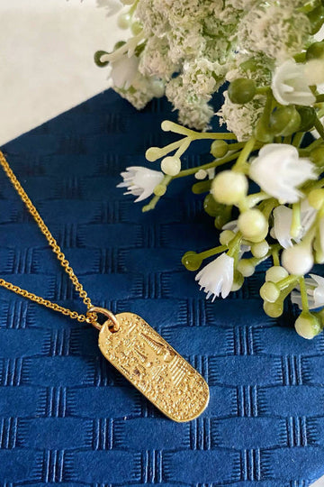 Wisteria London Charis Gold Coin Necklace Wisteria London